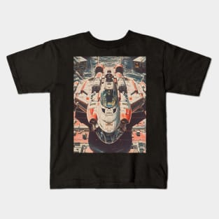 Winged Warriors: Gundam Wing, Mecha Epic, and Anime-Manga Legacy Unleashed Kids T-Shirt